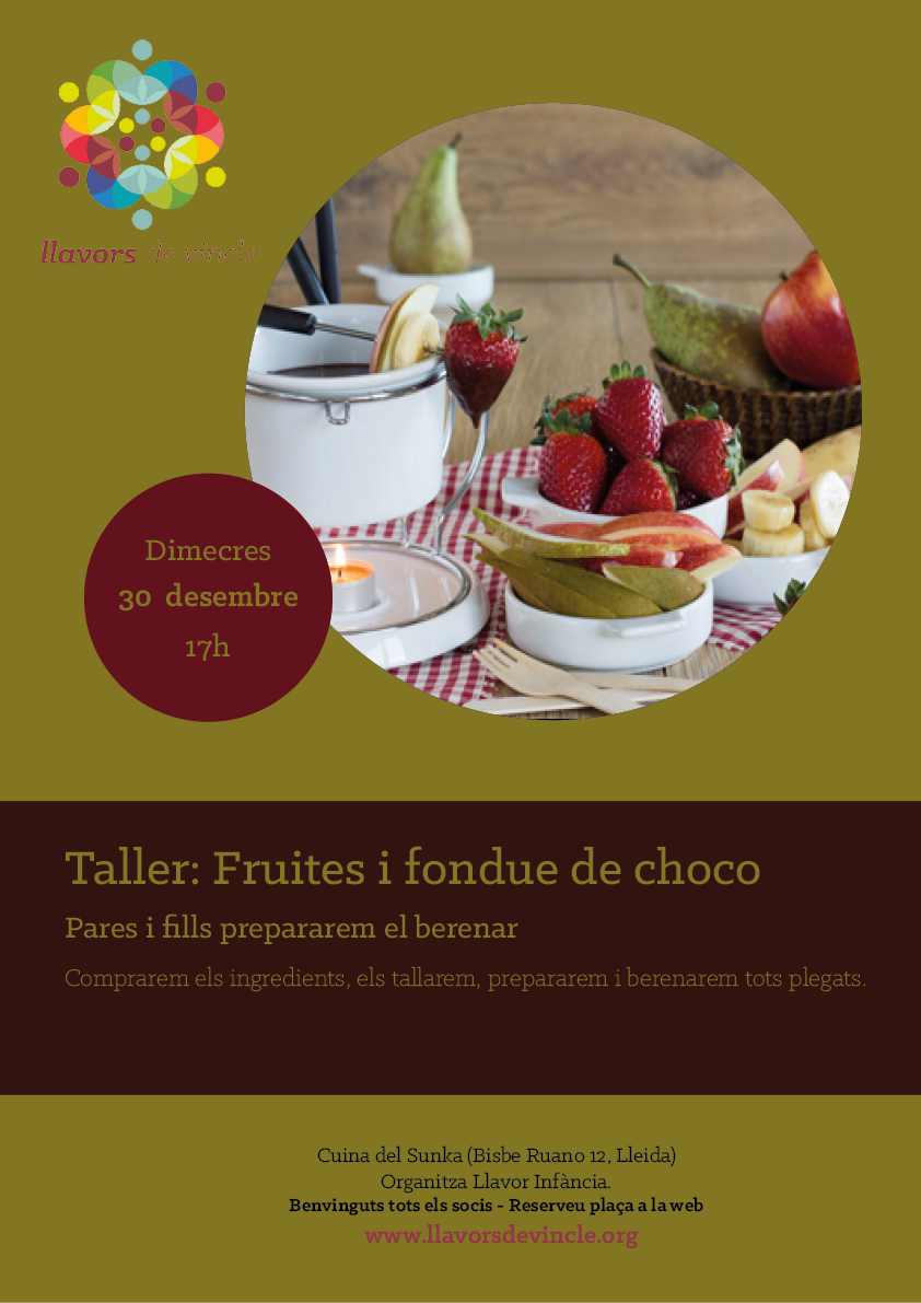 Taller: Fruites i fondue de choco