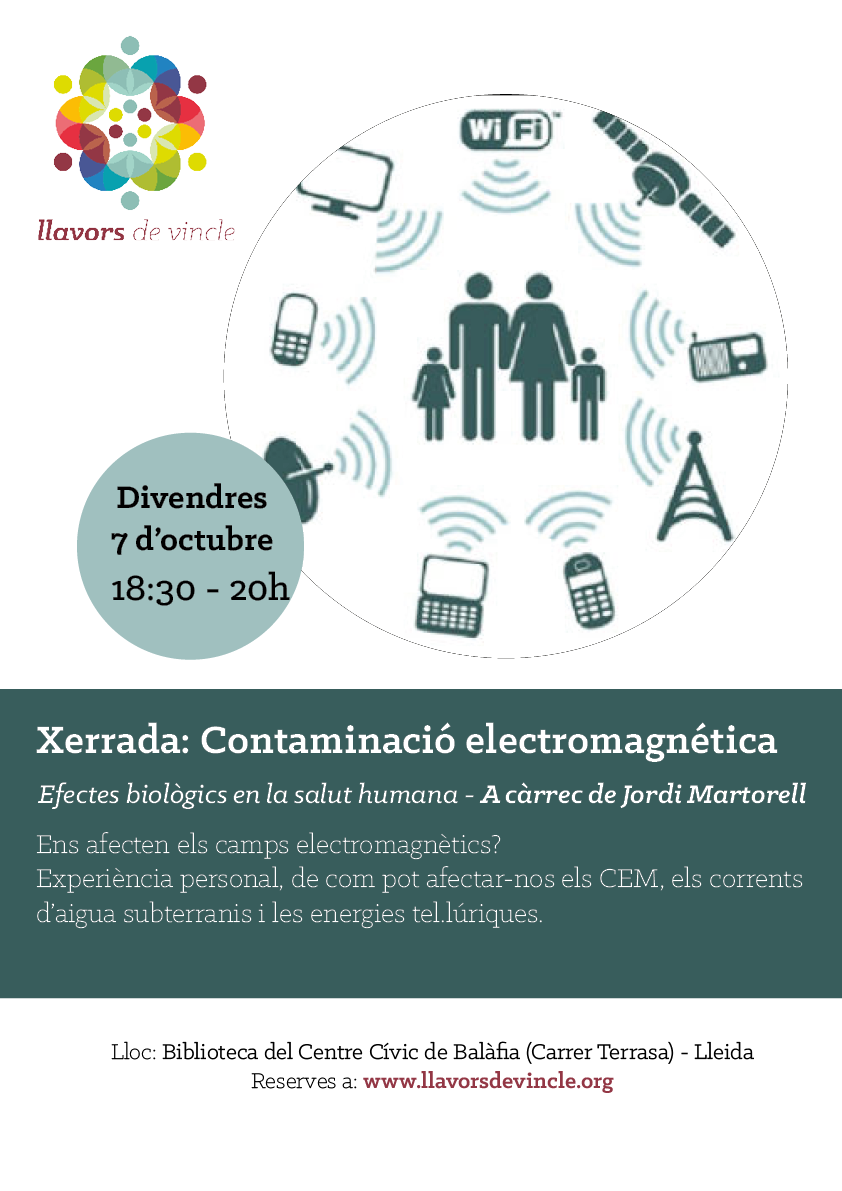 Xerrada: Contaminació electromagnética - Efectes biològics en la salut humana