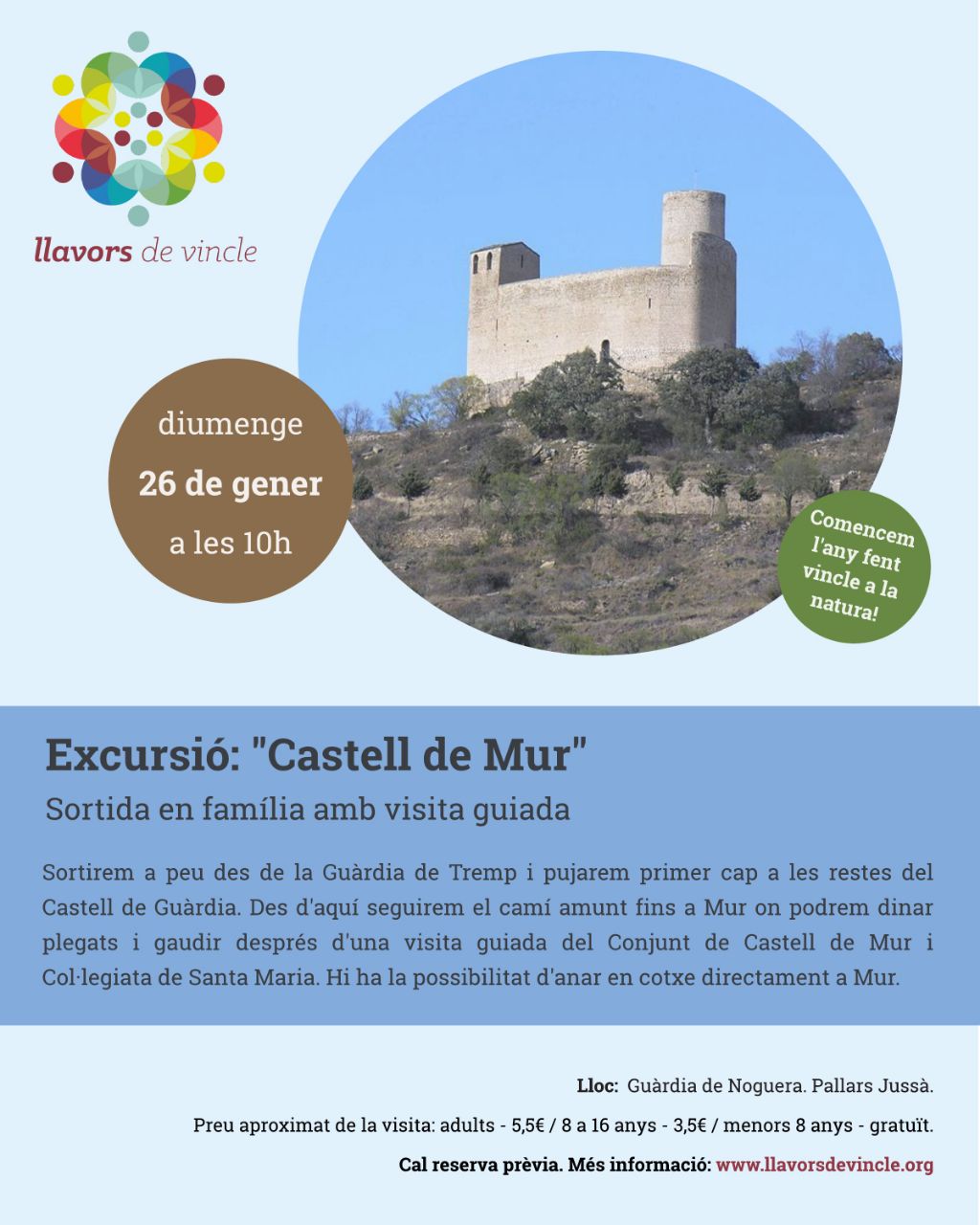 Excursió: "Castell de Mur"