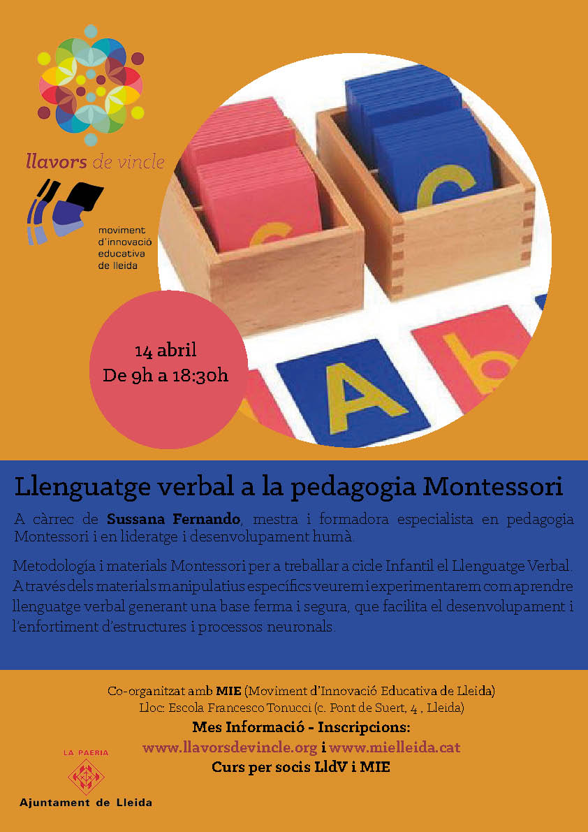 Llenguatge verbal a la pedagogia Montessori