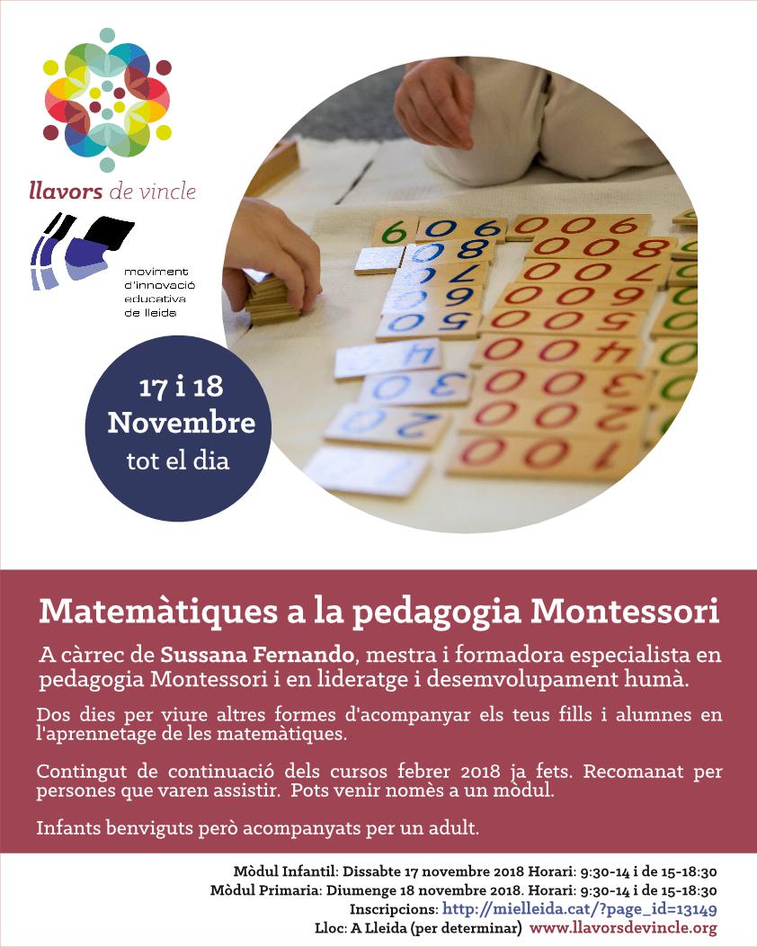 Matemàtiques a la pedagogia Montessori