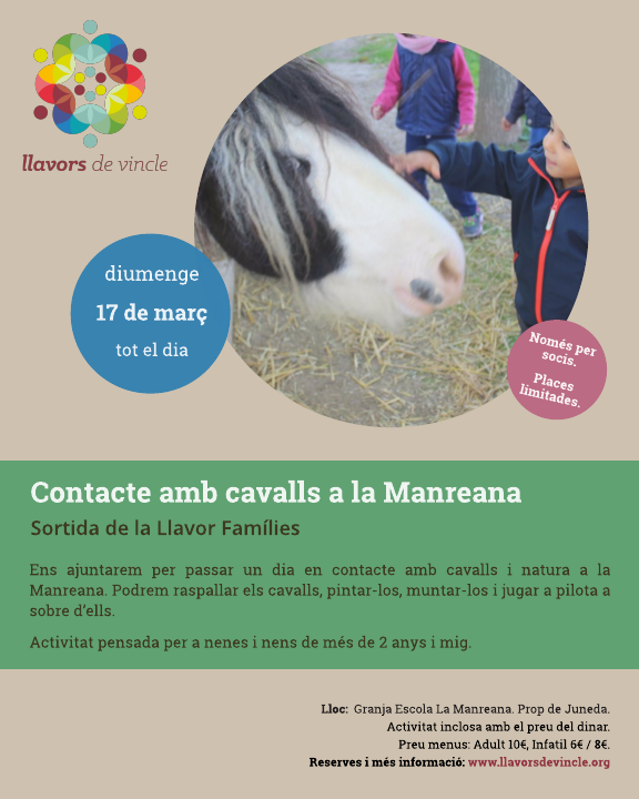 Contacte amb cavalls a la Manreana