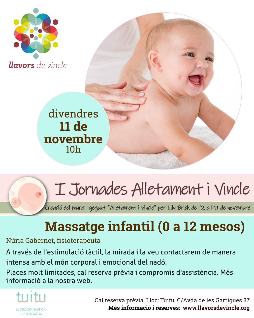 Massatge infantil (0 a 12 mesos)
